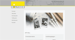 Desktop Screenshot of haltiner-bau.ch